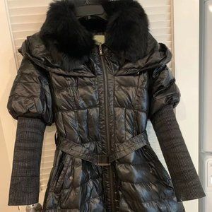 genuine fur collar Down jacket